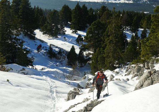 le Pas d’Ernadant 1833 m, Les Quatre Montagnes