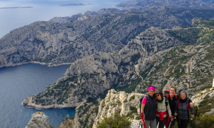 Falaise des Toits, Les Calanques depuis Luminy